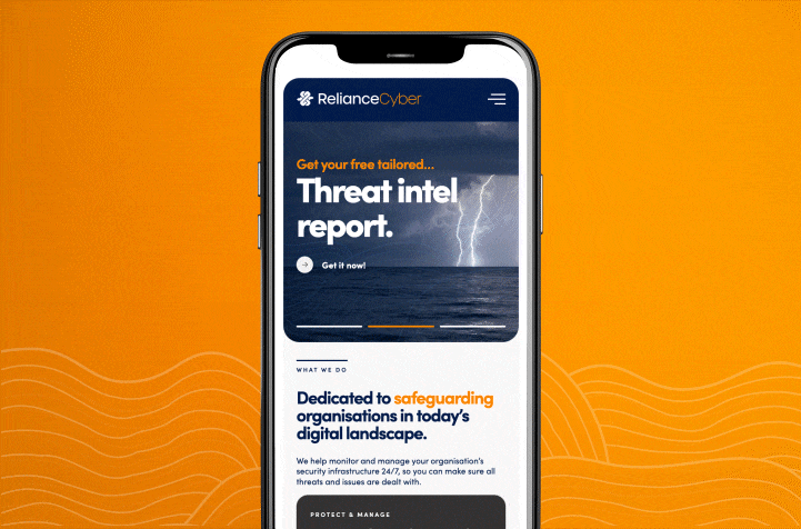 Reliance Cyber Mobile Website Optimised