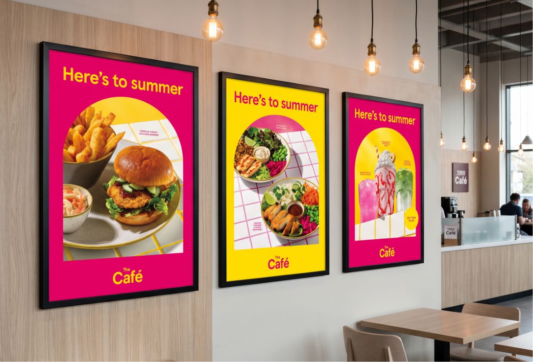 Tesco Cafe Posters
