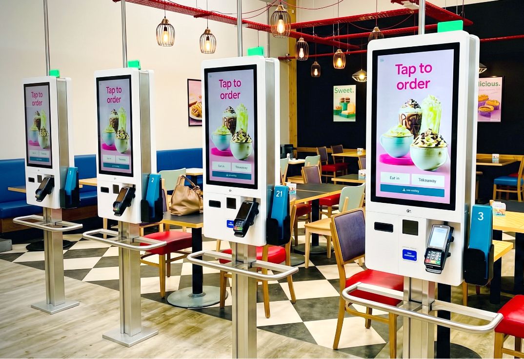 Tesco cafe kiosks